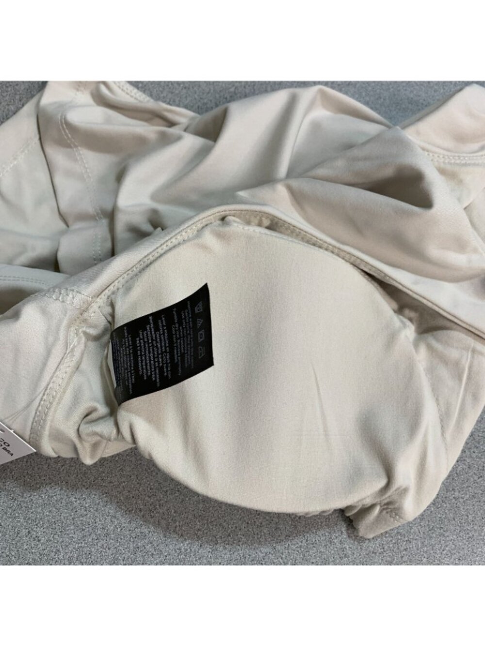 NWT Danskin Women's M Black & Beige 2-Pack Studio Bra Racerback High Neck - Picture 10 of 11